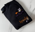 Spooky Embroidered Pocket T-Shirt