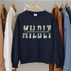 Mildly Caffeinated Embroidered Sweatshirt