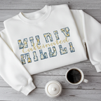 Mildly Caffeinated Embroidered Sweatshirt