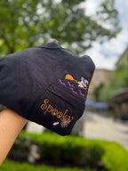 Spooky Embroidered Pocket T-Shirt