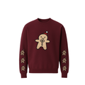 Gingerbread Crewneck Sweatshirt – Festive Holiday Embroidery