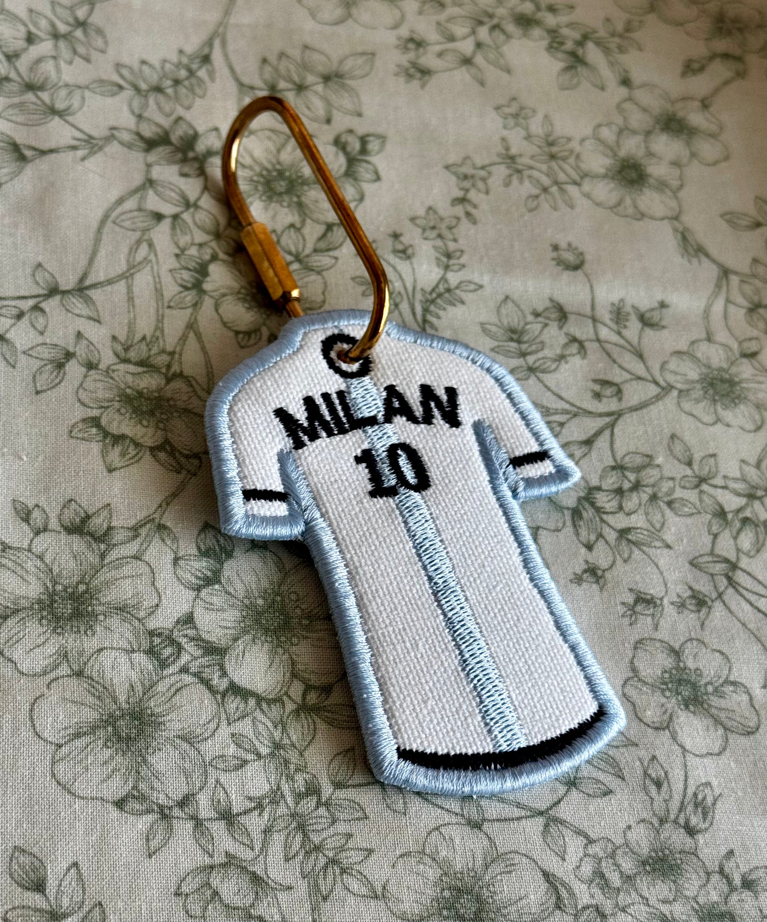 In The Hoop Bag Tag Embroidery Design Bundle, Puffy Foam Key Fob Applique (Digital Download)