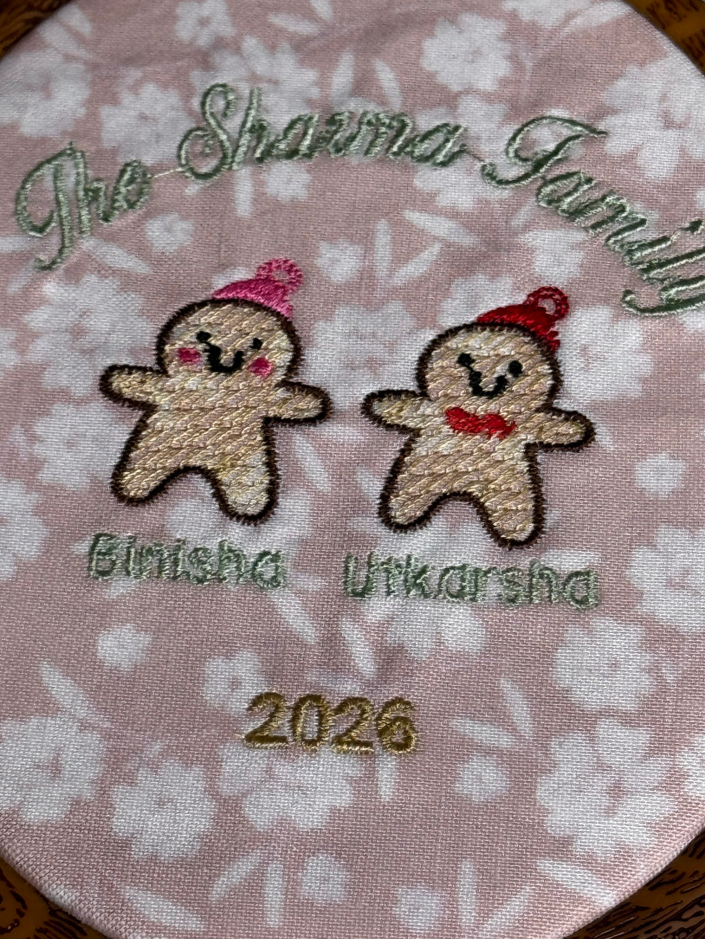 Gingerbread Family Ornament