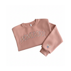 Personalized “HOMEBODY” Embroidered Sweatshirt