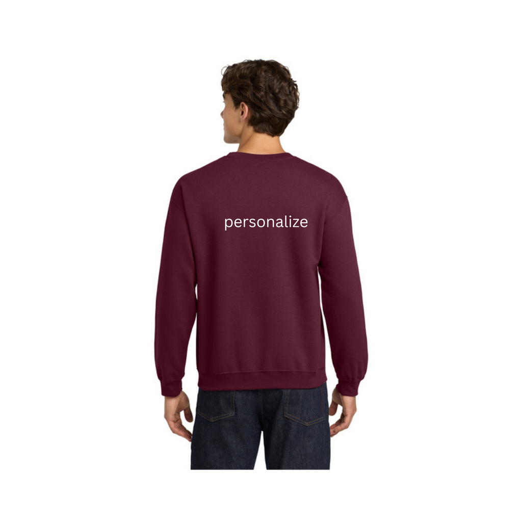 Personalize Letter Front/Back Everyday Edition Sweatshirt