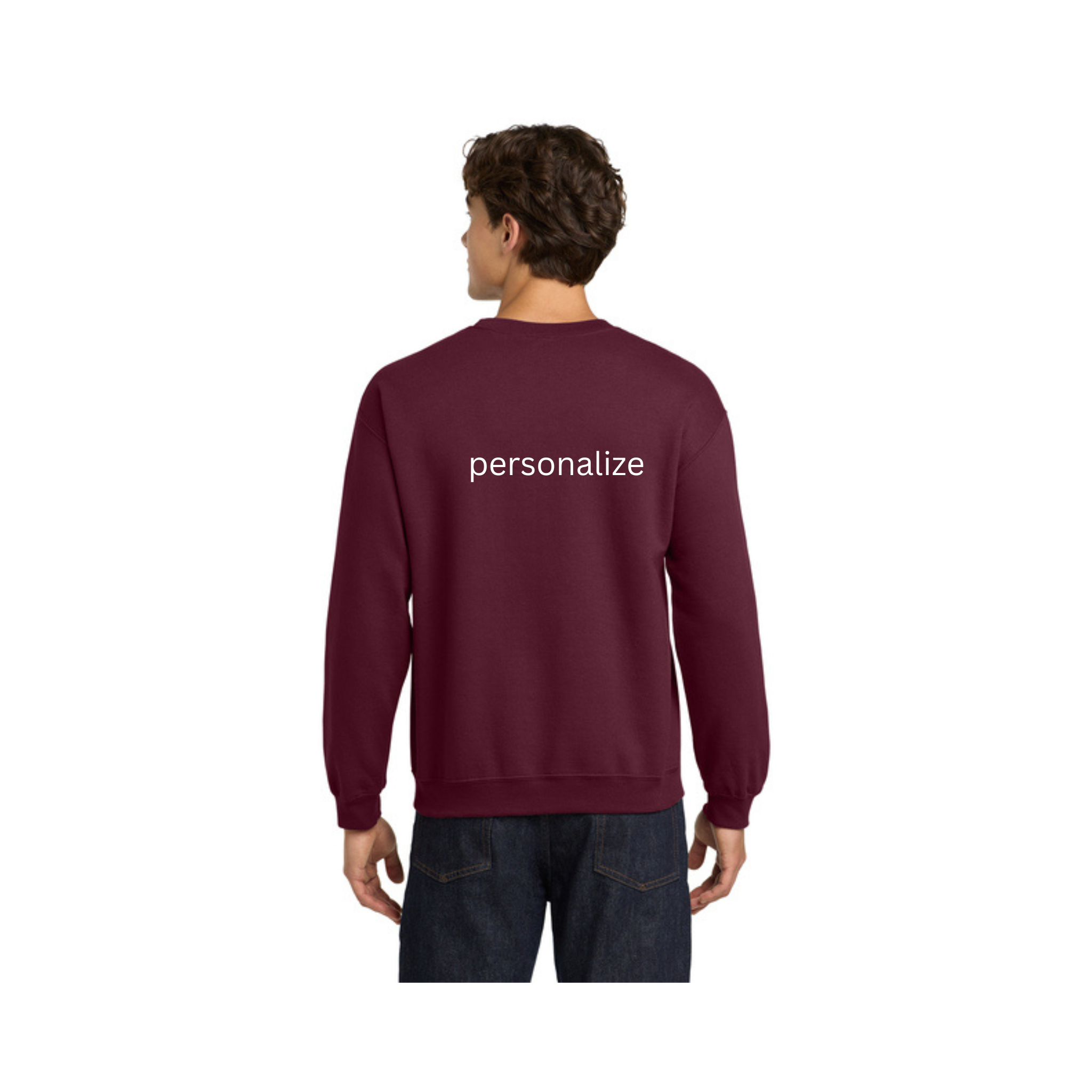 Personalize Letter Front/Back Everyday Edition Sweatshirt