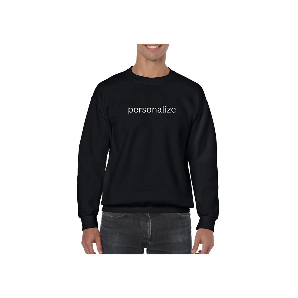 Personalize Letter Front/Back Everyday Edition Sweatshirt