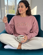 Personalized “HOMEBODY” Embroidered Sweatshirt